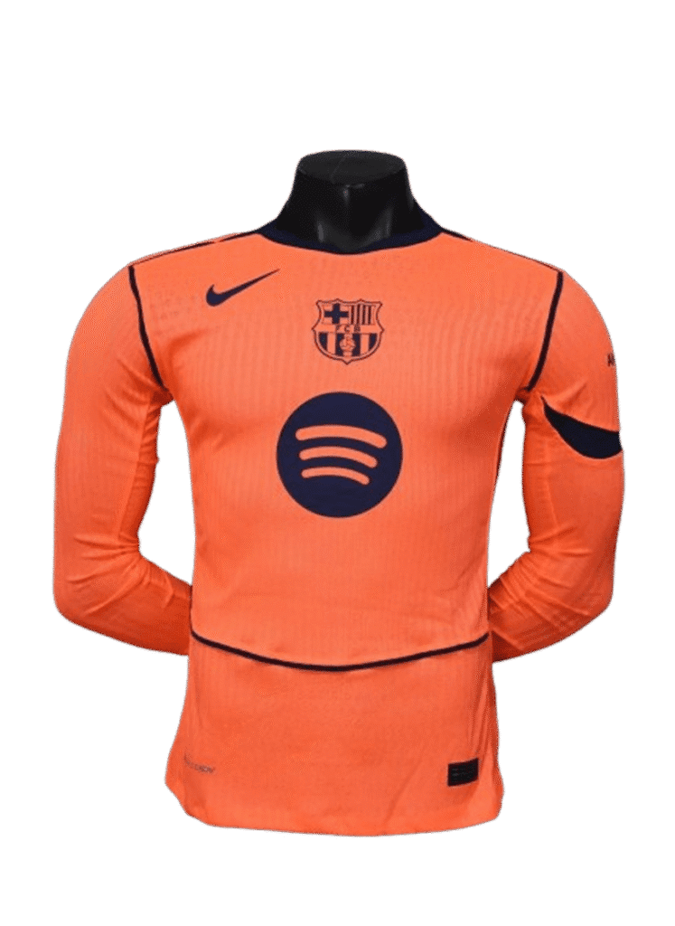 FC Barcelona 2526 Third Long Sleeved Player’s Soccer Jersey