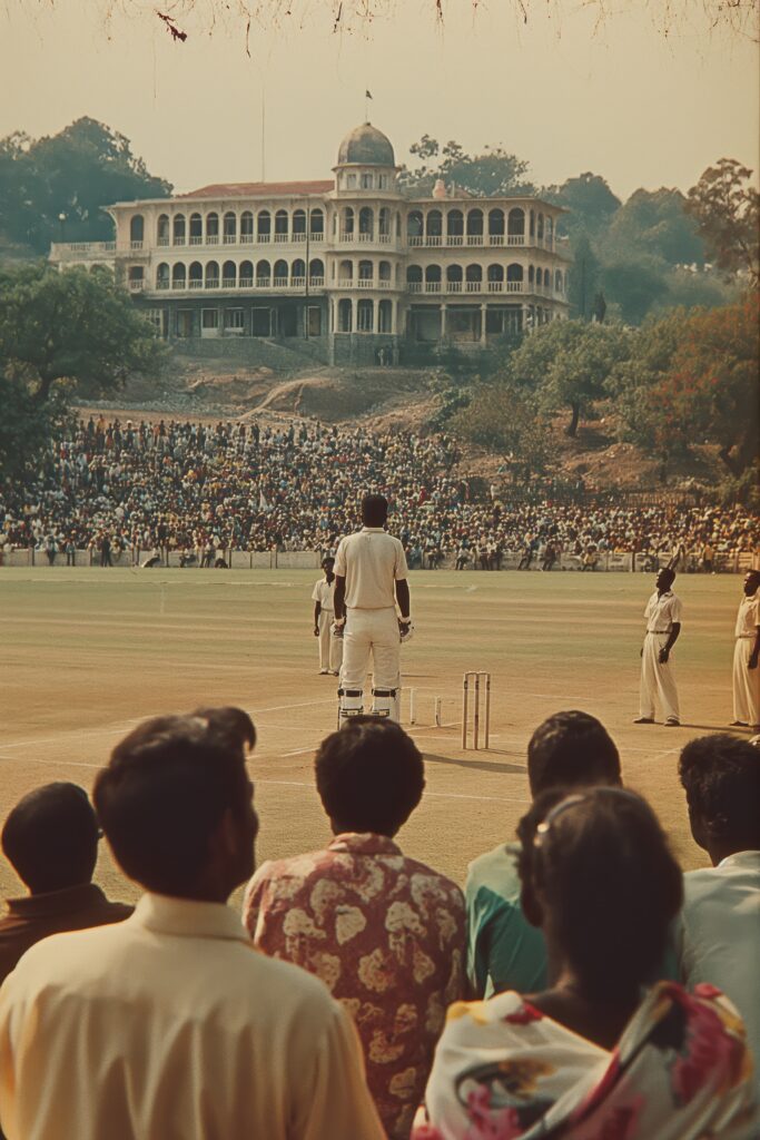 mecz krykieta z graczem sportshirt.pro